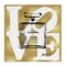 Stupell Industries Gold & White Love Perfume Canvas Wall Art Design by Madeline Blake